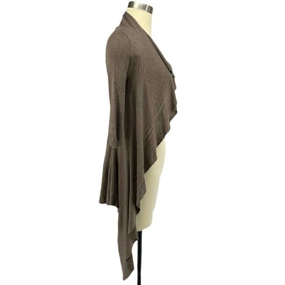 EXPRESS Open Front Waterfall Cardigan - Picture 2 of 10